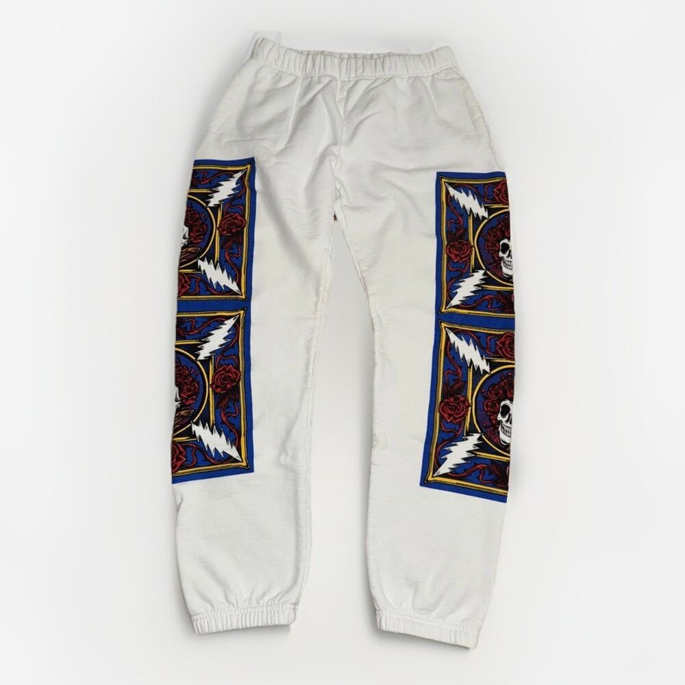 Chinatown Market x Grateful Dead Sweatpants White XL 34x30 Streetwear